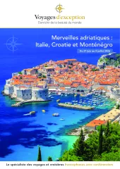 Merveilles de l'Adriatique : Italie, Croatie et Monténégro