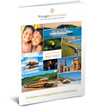 Le nouveau catalogue Mois de l'exception Voyages & Croisières 2022-2023