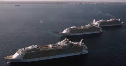 Quand l´Harmony of the Seas navigue avec ses sister-ships