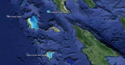 Suivre les bateaux de croisière en live avec le logiciel Google Earth