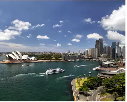 Vue sur le port de Sydney
