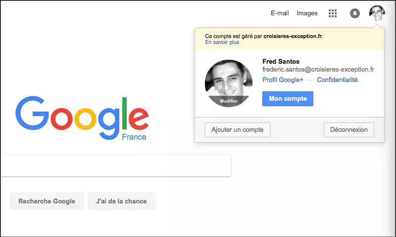 Connexion Google effective