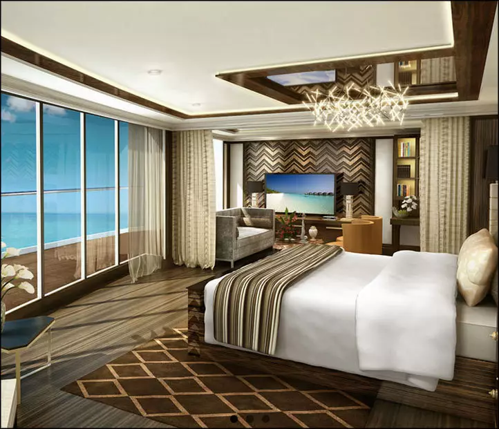 Aperçu de la Regent Suite sur le Seven Seas Explorer