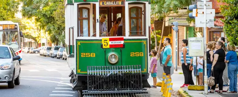 Tramway et transports en commun à Buenos Aires