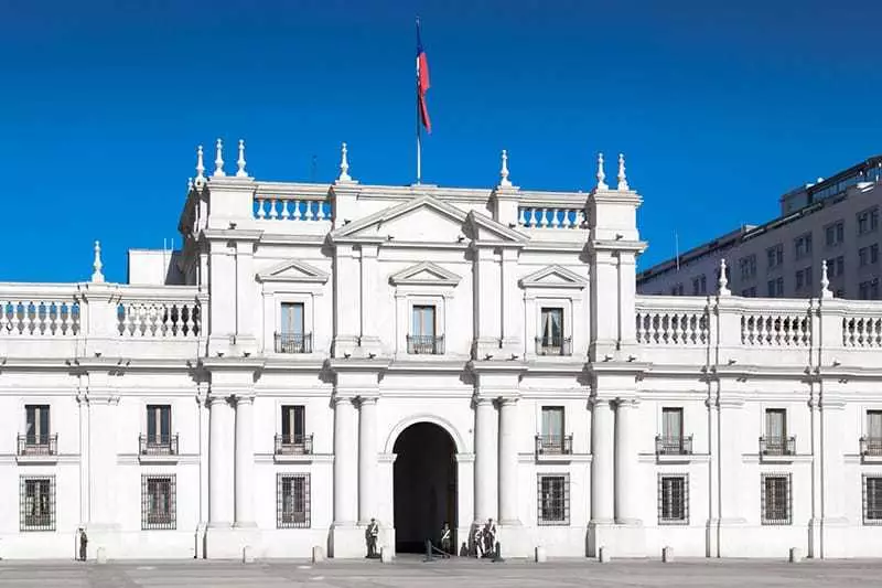 Palacio de la Moneda à Santiago du Chili