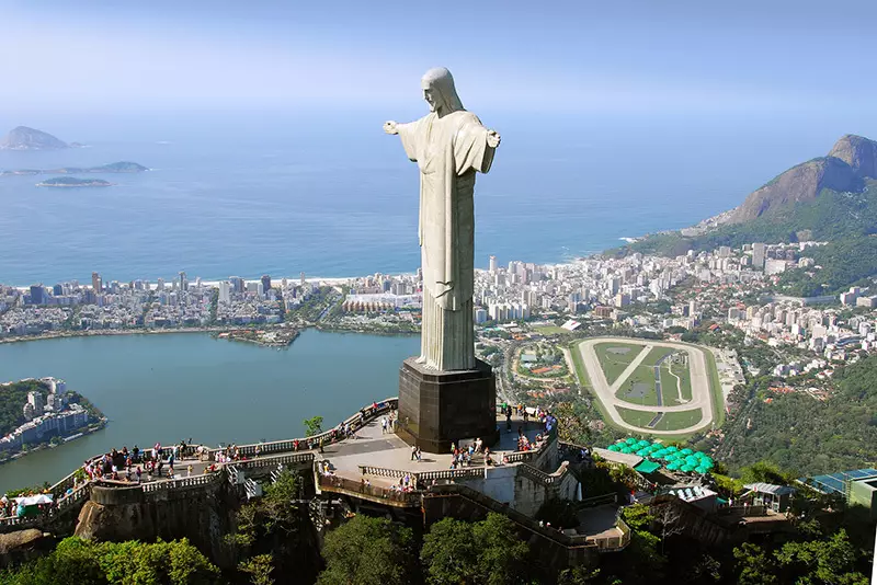 Statue du Christ Redempteur à Rio de Janeiro, Brésil