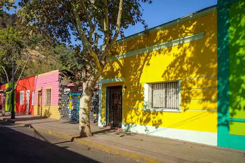 Barrio Bellavista à Santiago du Chili