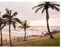 Plage de Port Edward en Afrique du Sud