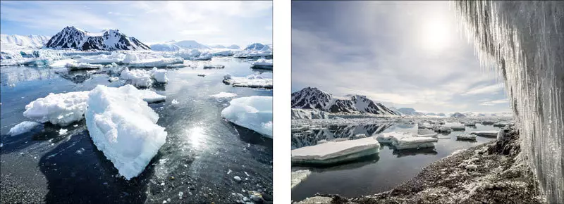 Paysages de glace du Svalbard