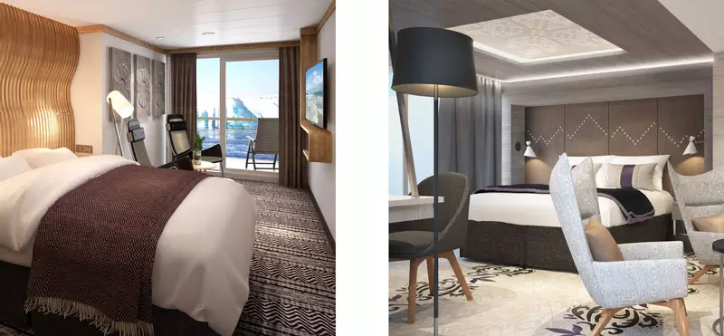 Cabines du MS Roald Amundsen