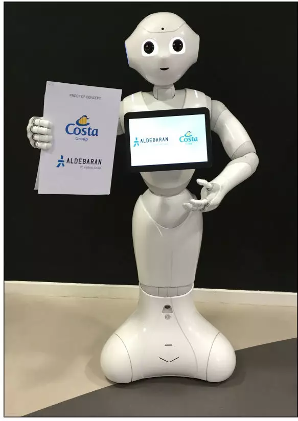 Pepper : un passager pas comme les autres chez Costa