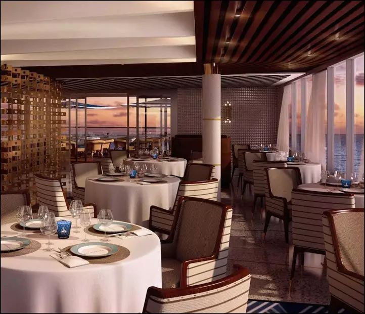 Restaurant gastronomique sur le Seven Seas Explorer