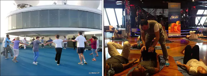 Activités sportives en croisière