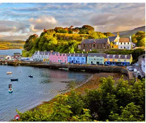 Portree, le pittoresque port d'Écosse