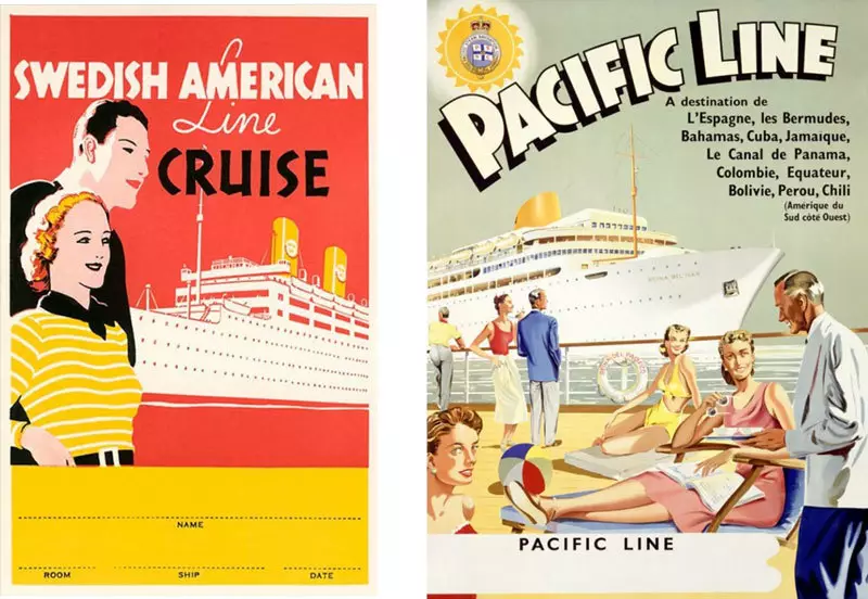 Publicités d'antan de croisière