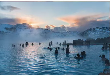 Bain en Islande