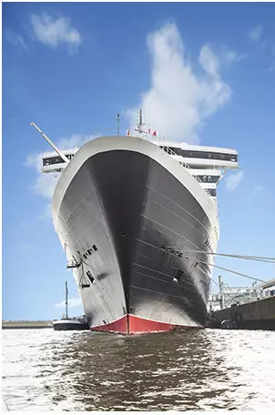 Hauteur du Queen Mary 2