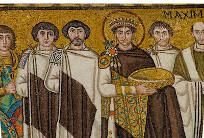 La mosaïque Justinien Empereur San Vitale