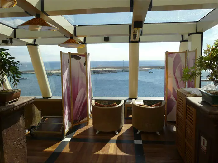 Accueil du Spa sur le Costa Fascinosa