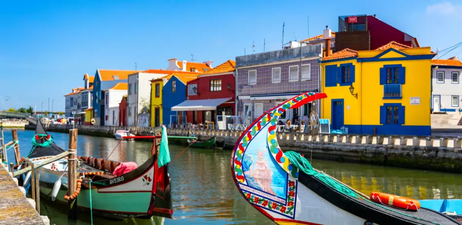 Les moliceiros d'Aveiro, Portugal.