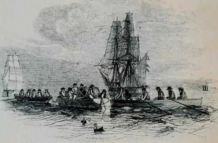 Expédition britannique Erebus et Terror, menée entre 1839 et 1843 par James Clark Ross.