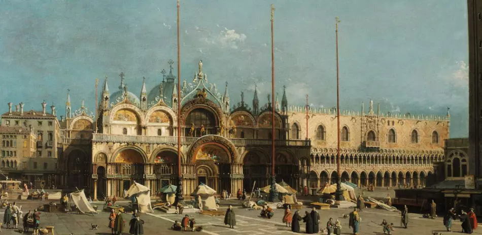 Place Saint-Marc à Venise, 1740-1750, Canaletto