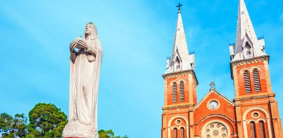 Cathédrale Notre-Dame de Saigon, Hô Chi Minh, Vietnam