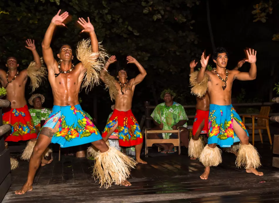Danse traditionnelle en Polynésie
