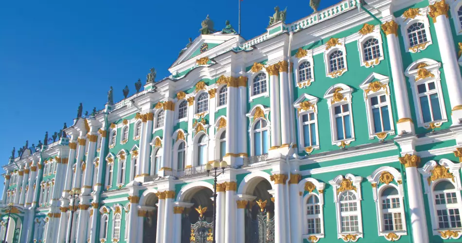 Le Musée d'État de l'Ermitage, Saint-Pétersbourg, Russie