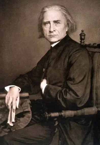 Franz Liszt, compositeur, pianiste et chef d'orchestre hongrois, figure du courant romantique