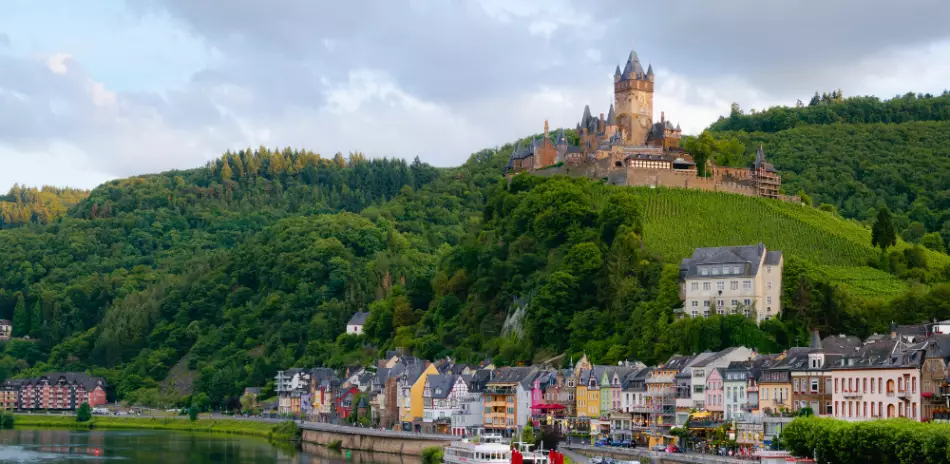 Le château Reichsburg Cochem, Allemagne