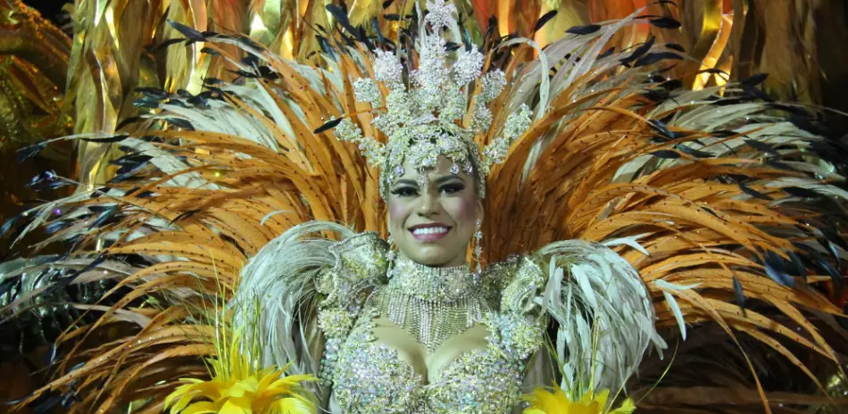 Participante du Carnaval de Rio