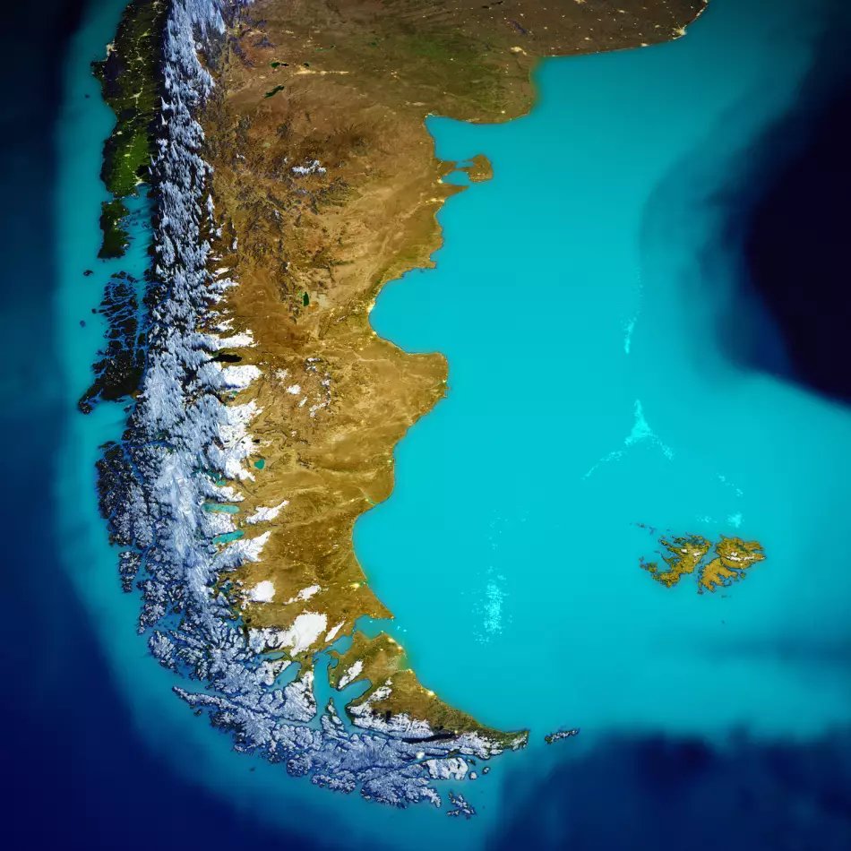 Vue de la Patagonie