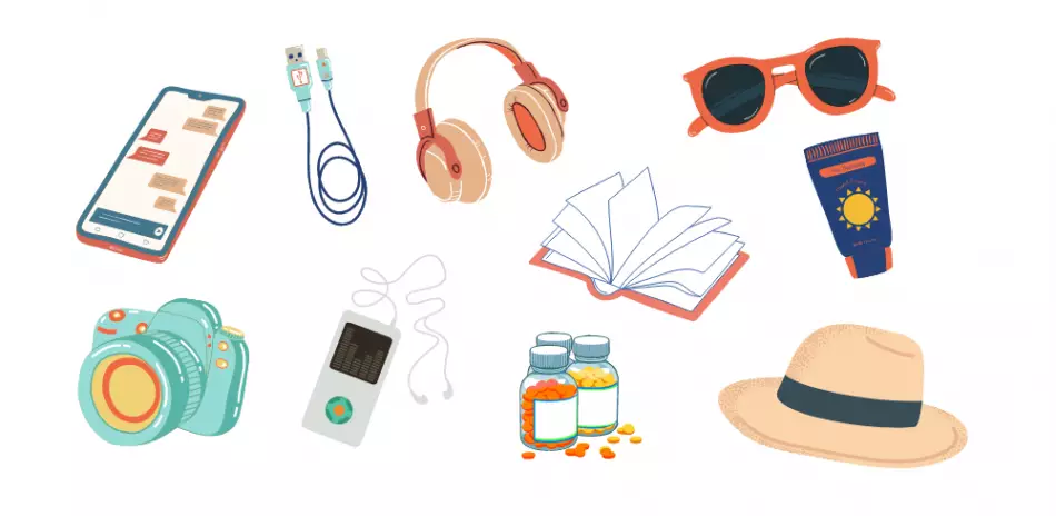 Téléphone portable, casque audio, lunettes, médicaments… quelques indispensables à mettre dans votre valise