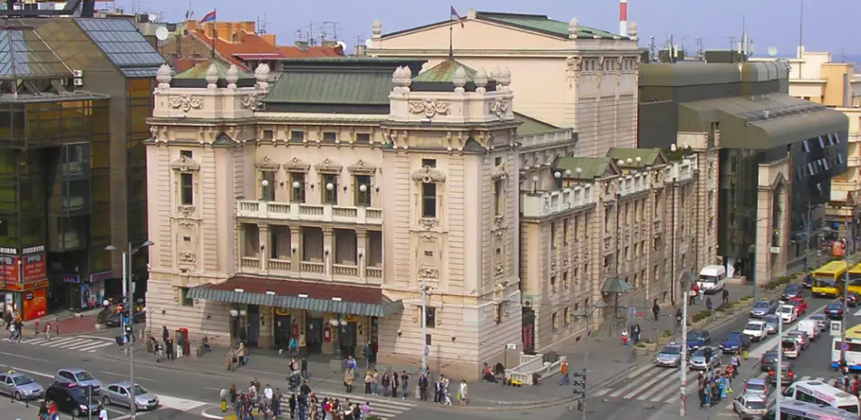 Le Théâtre national de Belgrade, Serbie