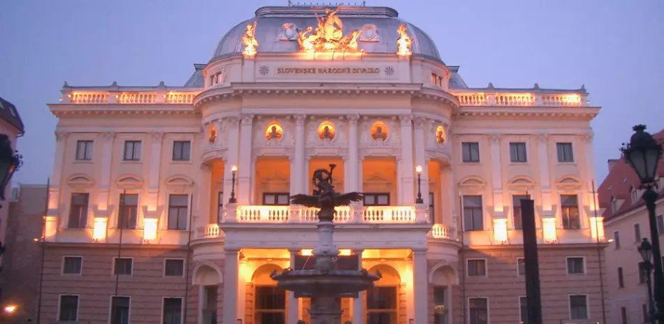 Le Théâtre national slovaque de Bratislava, Slovaquie