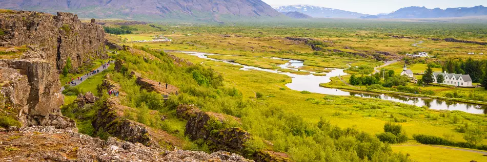 Le parc national de Thingvellir, un site historique et parc national d'Islande