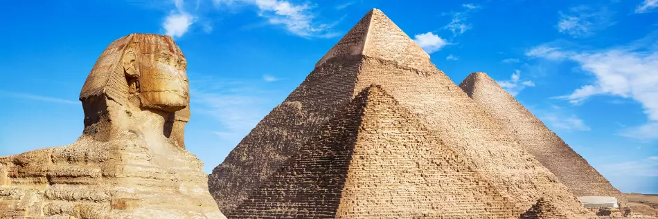 Les pyramides de Gizeh et le Sphinx