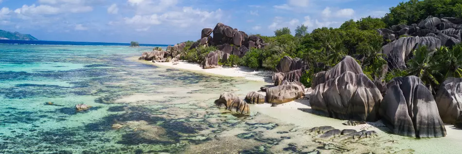 Les Seychelles sont un archipel situé dans l'océan Indien, au large de l'Afrique orientale