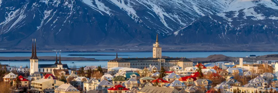 La ville de Reykjavík en Islande