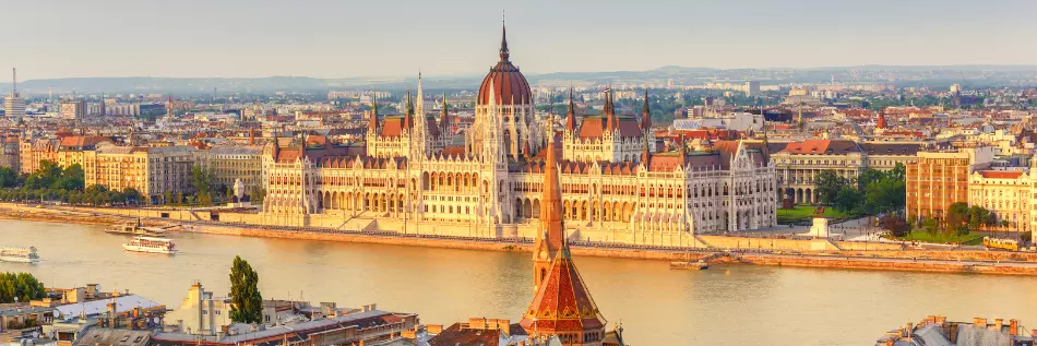 Le Danube, un fleuve d'Europe de l'est traversant dix-neuf pays