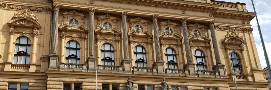 Le bâtiment néo-Renaissance de la Maison du peuple de Vinohrady date de 1894