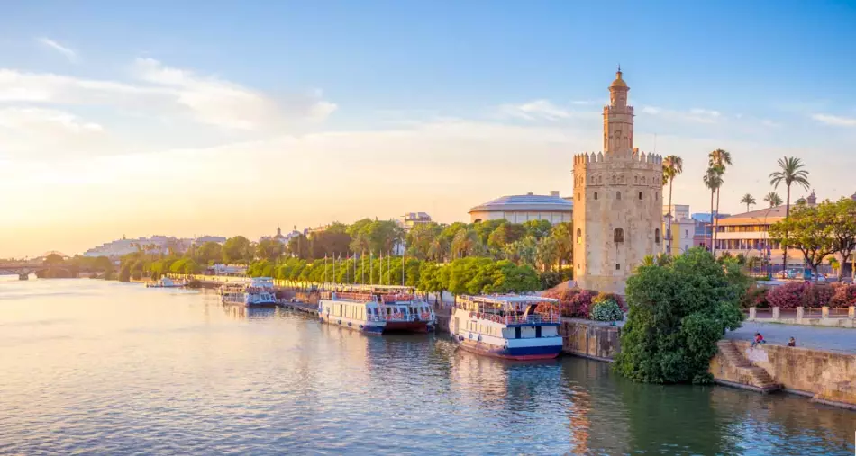 Croisière fluviale sur le Guadalquivir - la Tour d'Or (Séville)