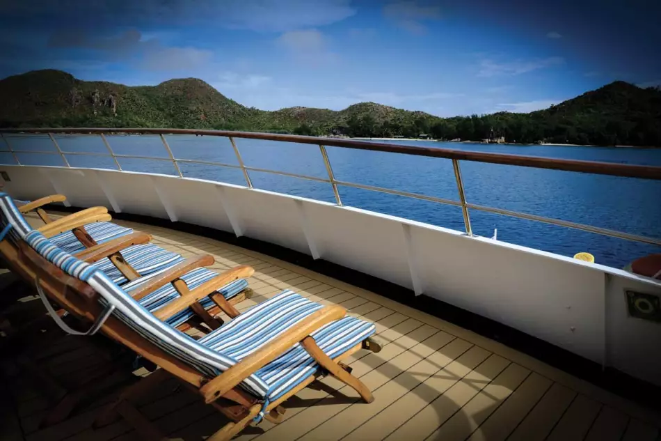 Profitez d'un grand confort lors de votre navigation aux Seychelles à bord du yacht Pegasus