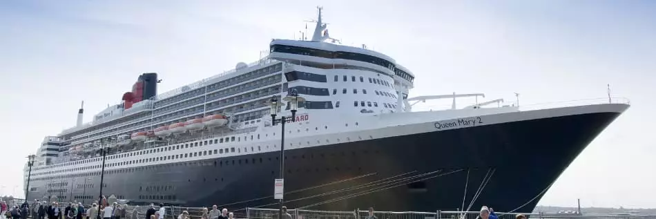 Le Queen Mary 2, navire transatlantique emblématique de la compagnie CUnard