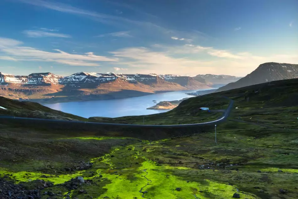 Fjords dans l'Est de l'Islande