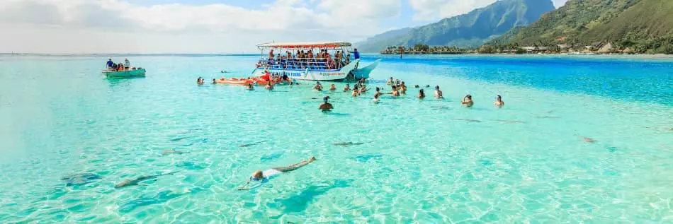 L'île de Moorea en Polynésie Française