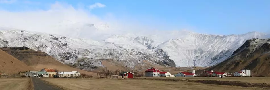 Le volcan d'Eyjafjallajökull en Islande