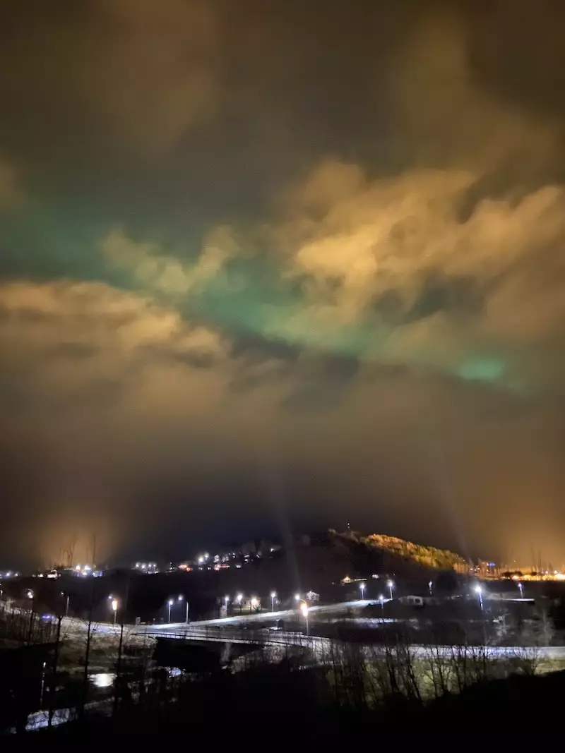 Les aurores changent d'aspect quand les nuages sont au rendez-vous