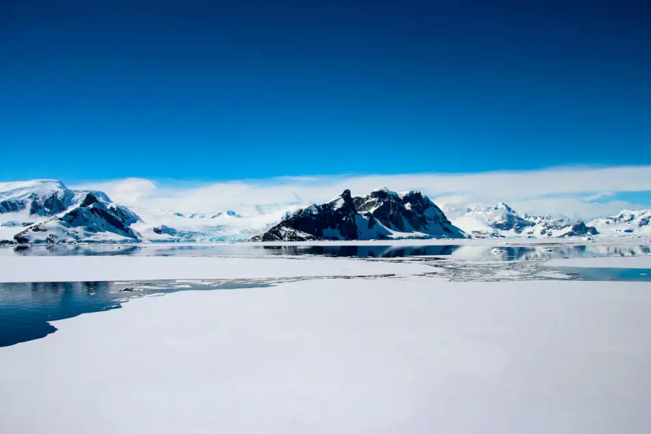 Paysage d'Antarctique